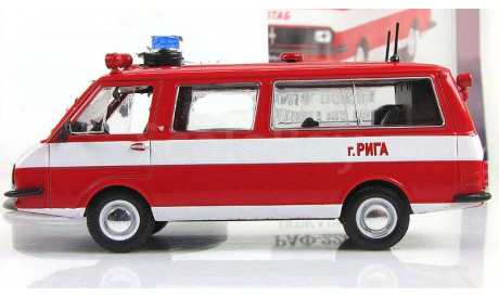 Раф 2203 22034 АШ Пожарный 1976 СССР IST IXO Автомобиль на Службе 1:43, масштабная модель, scale43, Автолегенды СССР журнал от DeAgostini