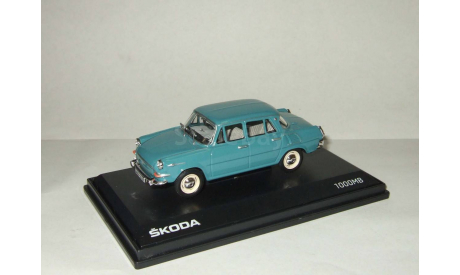 Skoda (Шкода) 1000 MB Голубая Abrex 1:43, масштабная модель, 1/43, Škoda