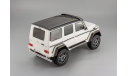 Мерседес Бенц Mercedes Benz G klasse G500 4x4² Гелендваген Белый GT Spirit 1:18 Limited Edition, масштабная модель, Mercedes-Benz, scale18