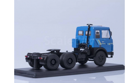 МАЗ 6422 седельный тягач (ранний, синий) /откидывающаяся кабина/ SSM 1:43 SSM1172, масштабная модель, scale43, Start Scale Models (SSM)