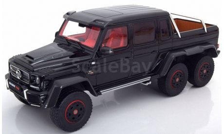 Мерседес Бенц Mercedes Benz Brabus G klasse 6x6 Гелендваген Черный GT Spirit 1:18 Limited Edition, масштабная модель, Mercedes-Benz, scale18