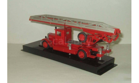 Зис 5 Пожарный Лестница ПЭЛ 30 СССР Ломо 1:43, масштабная модель, scale43, Ломо-АВМ