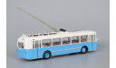 троллейбус Зиу 5 Бело-голубой 1959 СССР ClassicBus 1 43, масштабная модель, scale43