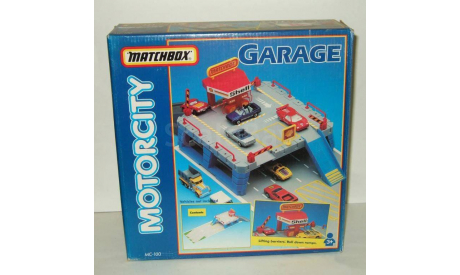 набор Matchbox Motorcity Garage MC-100, масштабная модель, 1:72, 1/72