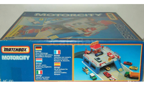набор Matchbox Motorcity Garage MC-100, масштабная модель, 1:72, 1/72