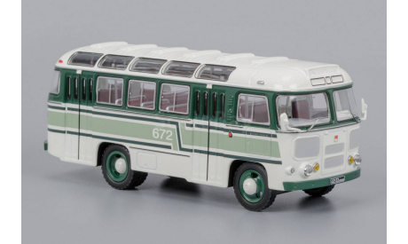 Паз 672 Бело зеленый автобус 1982 СССР ClassicBus 1:43 Лимит 250 шт., масштабная модель, 1/43
