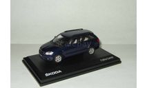 Skoda (Шкода) Fabia II Универсал Темно-синий Abrex 1:43, масштабная модель, 1/43, Škoda