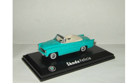 Skoda (Шкода) Felicia 1964 Кабриолет Голубая Abrex 1:43, масштабная модель, 1/43, Škoda