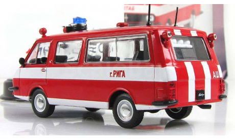 Раф 2203 22034 АШ Пожарный 1976 СССР IST IXO Автомобиль на Службе 1:43, масштабная модель, scale43, Автолегенды СССР журнал от DeAgostini