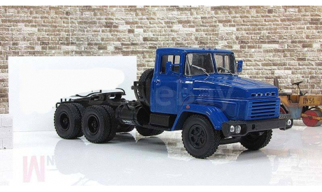 КрАЗ 6444 (1985-94), седельный тягач, синий СССР НАП Наш Автопром 1:43 H780b, масштабная модель, 1/43