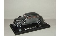 Skoda (Шкода) Superb 1938 Серый Abrex 1:43, масштабная модель, 1/43