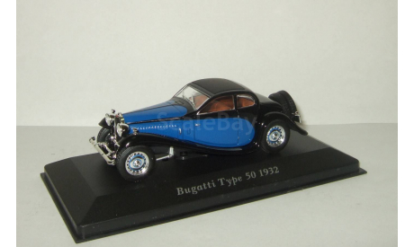 Бугатти Bugatti Type 50 1932 Altaya 1:43, масштабная модель, scale43