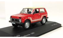 ВАЗ 2121 Нива 4х4 LADA Niva California 1981 СССР WhiteBox 1:43 WB075, масштабная модель, 1/43