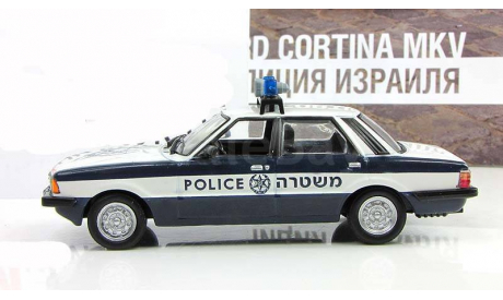 Форд Ford Cortina Полиция Израиля 1975 IXO Полицейские Машины Мира 1:43, масштабная модель, 1/43, Полицейские машины мира, Deagostini