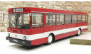 Автобус Лиаз 5256 Городской красный 1989 СССР ClassicBus 1:43, масштабная модель, scale43