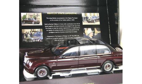 Бентли BENTLEY STATE LIMOUSINE ’QUEENS CAR’ 2002 Minichamps 1 18 100139700, масштабная модель, 1:18, 1/18, Mercedes-Benz