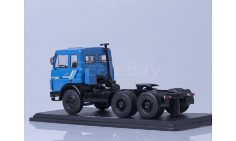 МАЗ 6422 седельный тягач (ранний, синий) /откидывающаяся кабина/ SSM 1:43 SSM1172, масштабная модель, scale43, Start Scale Models (SSM)