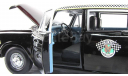 Чеккер Checker A11 Black Cab Taxi 1963 Такси Sunstar 1:18 2507, масштабная модель, 1/18