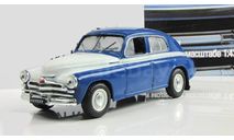 Газ 20 М 20 В ’Победа’ бело-голубой 1955 IXO IST Автолегенды СССР Лучшее 1:43, масштабная модель, Автолегенды СССР журнал от DeAgostini, scale43