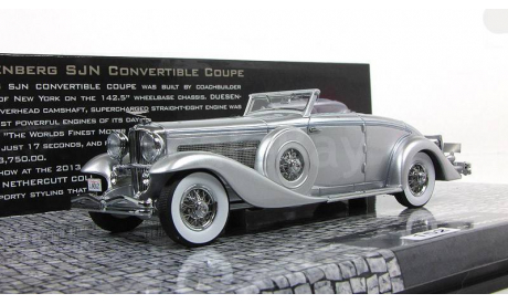 Дюзенберг Duesenberg SJN (Supercharged) Convertible Coupe 1936 Minichamps 1:43 437150330, масштабная модель, 1/43
