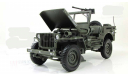 Джип Jeep Willys 1941 4x4 4WD Military Vehicle US Army USA NOREV 1:18 189011, масштабная модель, 1:43, 1/43