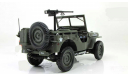 Джип Jeep Willys 1941 4x4 4WD Military Vehicle US Army USA NOREV 1:18 189011, масштабная модель, 1:43, 1/43