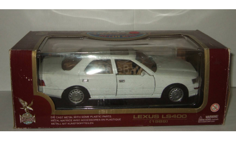 лимузин Лексус Lexus LS400 1989 Road Signature 1:18, масштабная модель, 1/18
