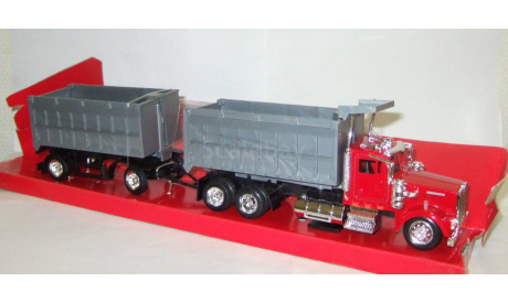 Kenworth W900 + прицеп 1989 New Ray 1:43, масштабная модель, 1/43