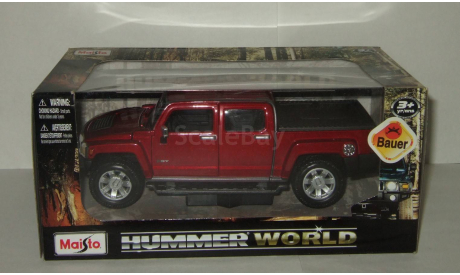 Хаммер Hummer H3 4x4 Пикап 2009 Maisto 1:24, масштабная модель, Maisto-Swarovski, scale24