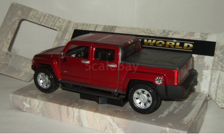 Хаммер Hummer H3 4x4 Пикап 2009 Maisto 1:24, масштабная модель, Maisto-Swarovski, scale24