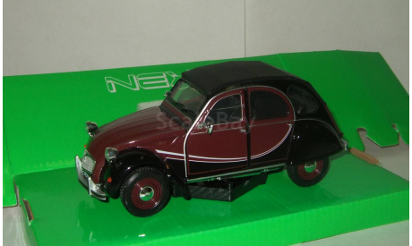 Ситроен Citroen 2CV 6 Charleston 1980 Welly 1:24, масштабная модель, Citroën, scale24