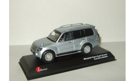 Мицубиси Mitsubishi Pajero 4 Super Exceed 4x4 Серебристый 2011 Kyosho J-Collection 1:43 БЕСПЛАТНАЯ доставка, масштабная модель, 1/43