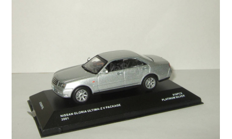 Ниссан Nissan Gloria Ultima Z V Package 2001 Серебристый J-Collection 1:43 JC02007SL, масштабная модель, 1/43