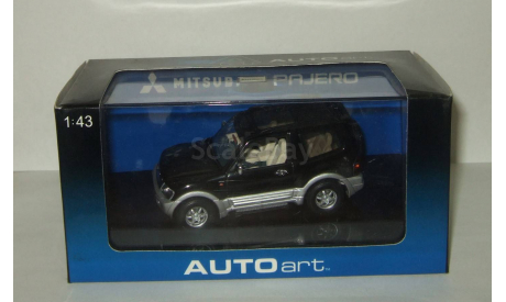 Мицубиси Mitsubishi Pajero SWB 1999 4х4 Черный AutoArt 1:43 57111, масштабная модель, scale43