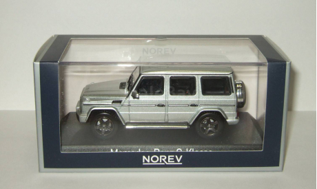 Мерседес Бенц Mercedes Benz G Classe (W463) 4x4 Гелендваген 2016 Серебристый металлик Norev 1:43 351333, масштабная модель, Mercedes-Benz, scale43