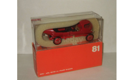 Альфа Ромео Alfa Romeo 40/60 CV Ricotti Torpedo 1915 Rio 1:43, масштабная модель, 1/43