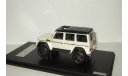 Мерседес Бенц Mercedes Benz G Classe G500 4x4² (W463) 2015 Metallic White Гелендваген GLM 1:43 205701, масштабная модель, scale43, Mercedes-Benz