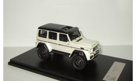 Мерседес Бенц Mercedes Benz G Classe G500 4x4² (W463) 2015 Metallic White Гелендваген GLM 1:43 205701, масштабная модель, scale43, Mercedes-Benz