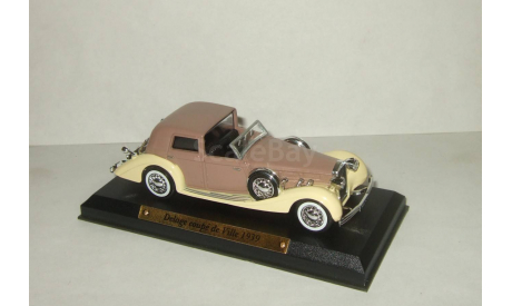 Деляж Delage Coupe De Ville 1939 Solido 1:43, масштабная модель, scale43