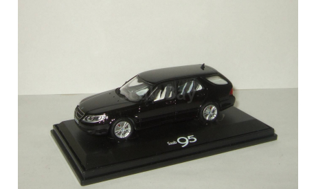 Сааб Saab 9-5 Универсал Черный 2008 Motorart 1:43, масштабная модель, 1/43