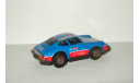 Игрушка автомобиль Порше Porsche 911. Синий цвет. Cделано в СССР. 1980-е гг. 1:40, масштабная модель