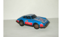Игрушка автомобиль Порше Porsche 911. Синий цвет. Cделано в СССР. 1980-е гг. 1:40, масштабная модель