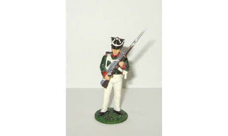 фигурка солдат Рядовой Одесского пехотного полка 1812 г. № 75 Наполеоновские войны GE Fabbri 1:32, фигурка, scale32