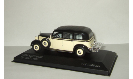 лимузин Мерседес Бенц Mercedes Benz Typ 260 D 1936 IXO Whitebox 1:43, масштабная модель, 1/43, Mercedes-Benz