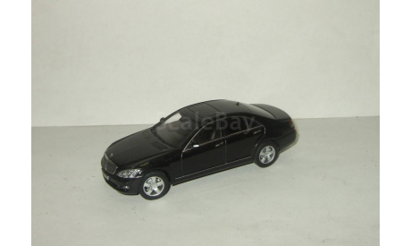 Мерседес Mercedes Benz S-class W 221 Черный Autoart 1:43, масштабная модель, 1/43, Mercedes-Benz