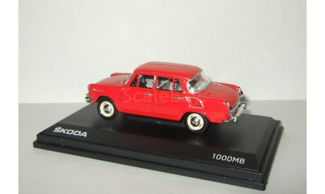 Skoda (Шкода) 1000 MB 1964 Красный Abrex 1:43, масштабная модель, 1/43, Škoda