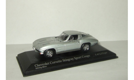 Шевроле Chevrolet Corvette 1963 Minichamps 1:43 400142820, масштабная модель, scale0