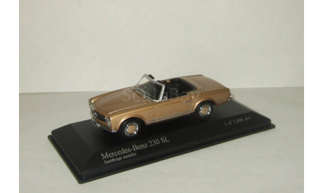 Мерседес Бенц Mercedes Benz 230 SL W113 1968 Minichamps 1:43 430032238 БЕСПЛАТНАЯ доставка, масштабная модель, scale43, Mercedes-Benz