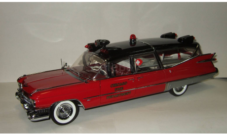 Кадиллак Cadillac Superior Crown Royale Ambulance (Chicago Fire Department) 1959 Precision Miniatures 1:18 PMSC-03CF, масштабная модель, 1/18