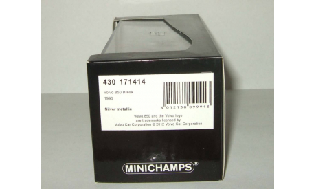 Вольво Volvo 850 Break 1996 Minichamps 1:43 430171414, масштабная модель, scale43